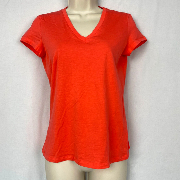 Armani Exchange Tops - Armani Exchange Slim Fit Short Sleeve Pima Cotton Top Womens Small Coral T Shirt